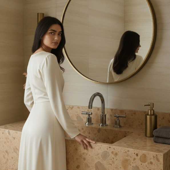 Indian Beige Foosil Marble